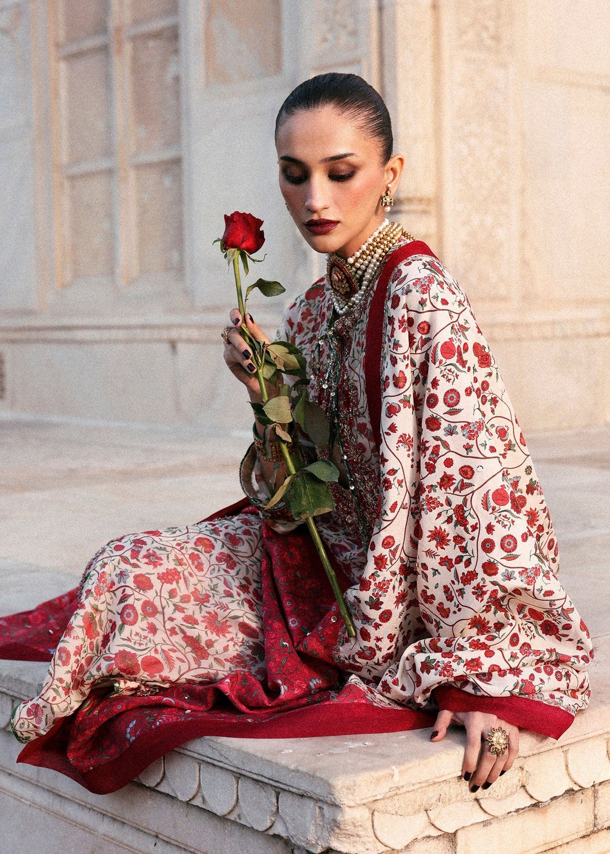 Hussain Rehar | Luxury Pret AW 25 | Ivoria by Hussain Rehar - Designer Dress  - Type : Ladies Clothes - Available at Libayah - 100% Original 
