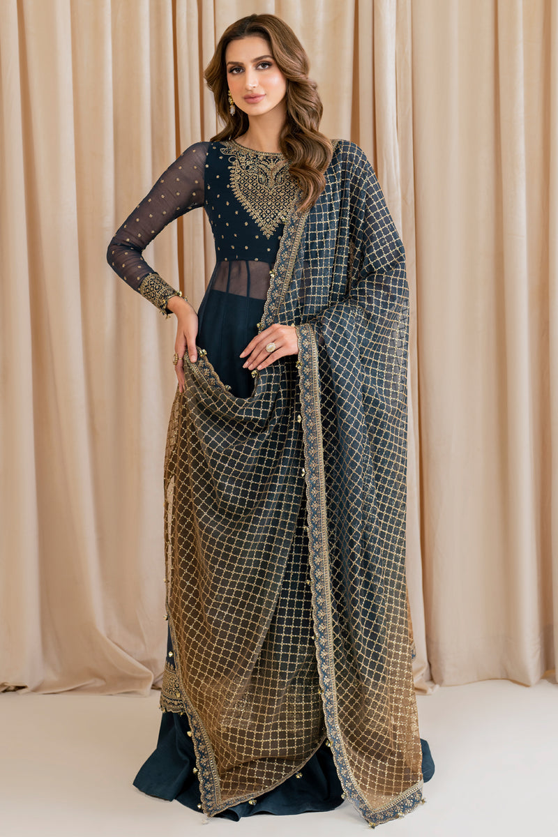 Jazmin | Formals Collection | CHIFFON UC-3047 by Jazmin - Designer Dress - Type: Ladies Clothes - Available at Libayah - 100% Original