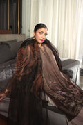 Erum Khan | Eid Edit 25 | Mocha Muse by Erum Khan - Designer Dress - Type: Ladies Clothes - Available at Libayah - 100% Original