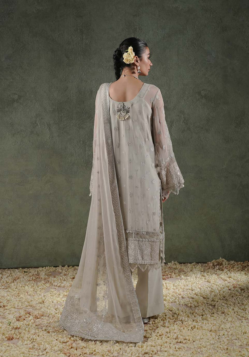 Zarqash | Lakhnawi Festive Chiffon 24 |  ZQL 008B EILA by Zarqash - Designer Dress - Type: Ladies Clothes - Available at Libayah - 100% Original