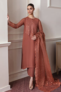 Baroque | Formals Collection | EMBROIDERED CHIFFON UF-296 by Baroque - Designer Dress  - Type : Ladies Clothes - Available at Libayah - 100% Original 