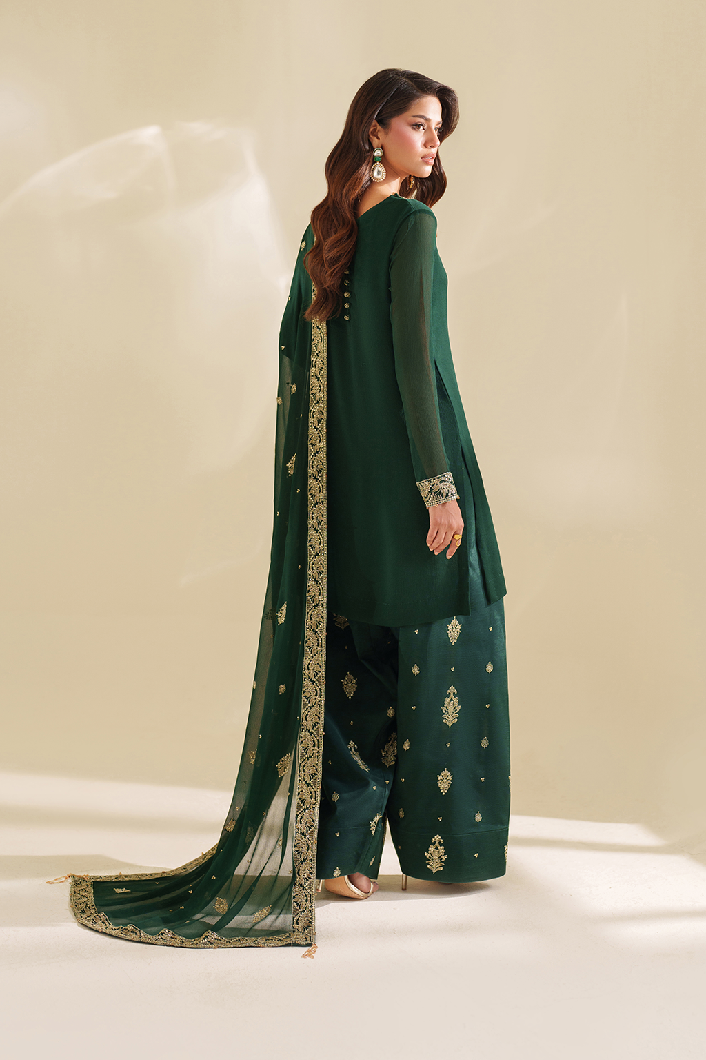 Iznik | Festive Formal |  CC-75 Embroidered Chiffon by Iznik - Designer Dress  - Type : Ladies Clothes - Available at Libayah - 100% Original 