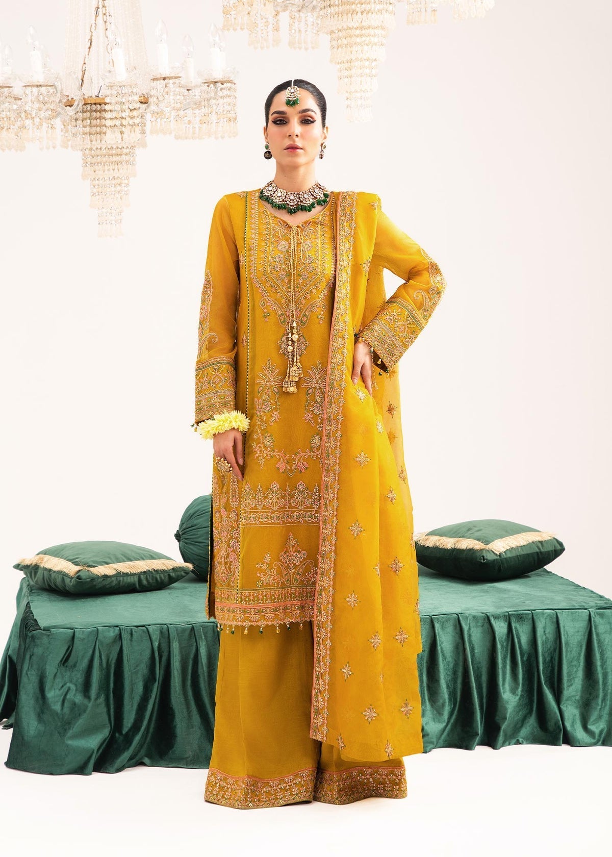 Dastoor | Sajni Luxury Eid Collection 24 | Parigul by Dastoor - Designer Dress - Type: Ladies Clothes - Available at Libayah - 100% Original
