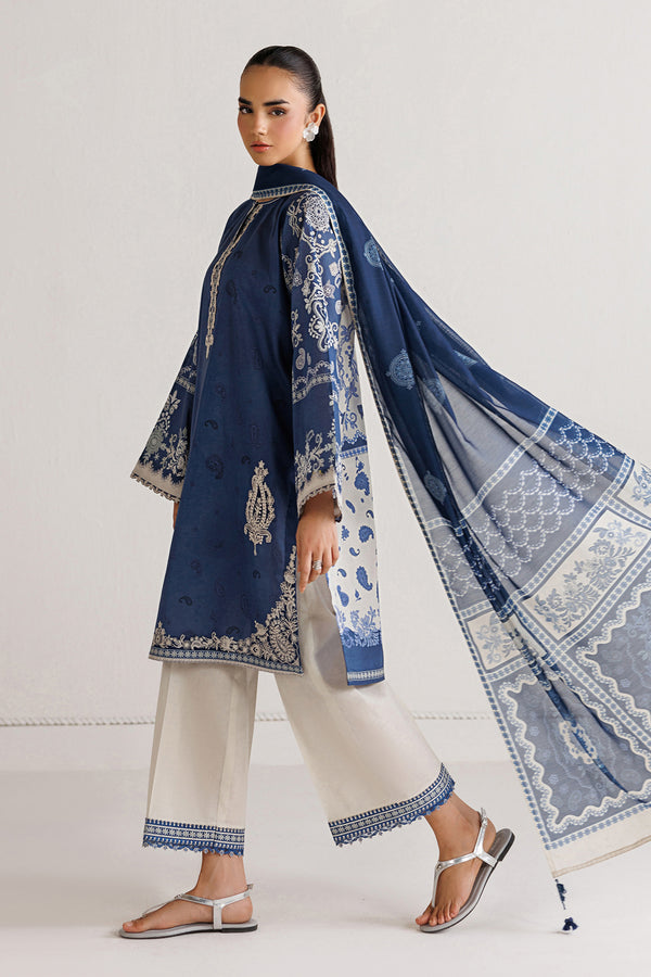 Baroque | Luxury Summer Pret | UF-4494 by Baroque - Designer Dress  - Type : Ladies Clothes - Available at Libayah - 100% Original 
