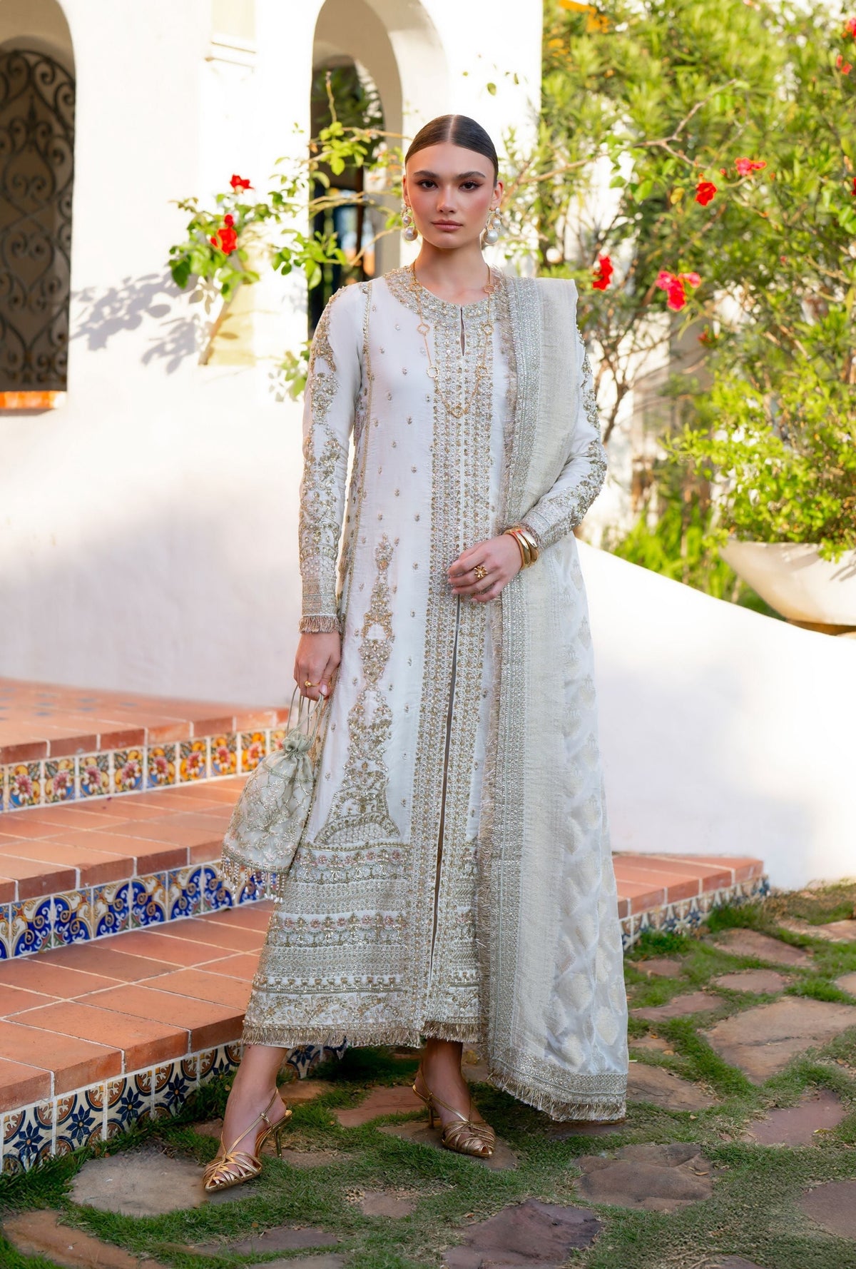 Inayat | Meharma Luxury Pret 26 | AFREEN by Inayat - Designer Dress  - Type : Ladies Clothes - Available at Libayah - 100% Original 