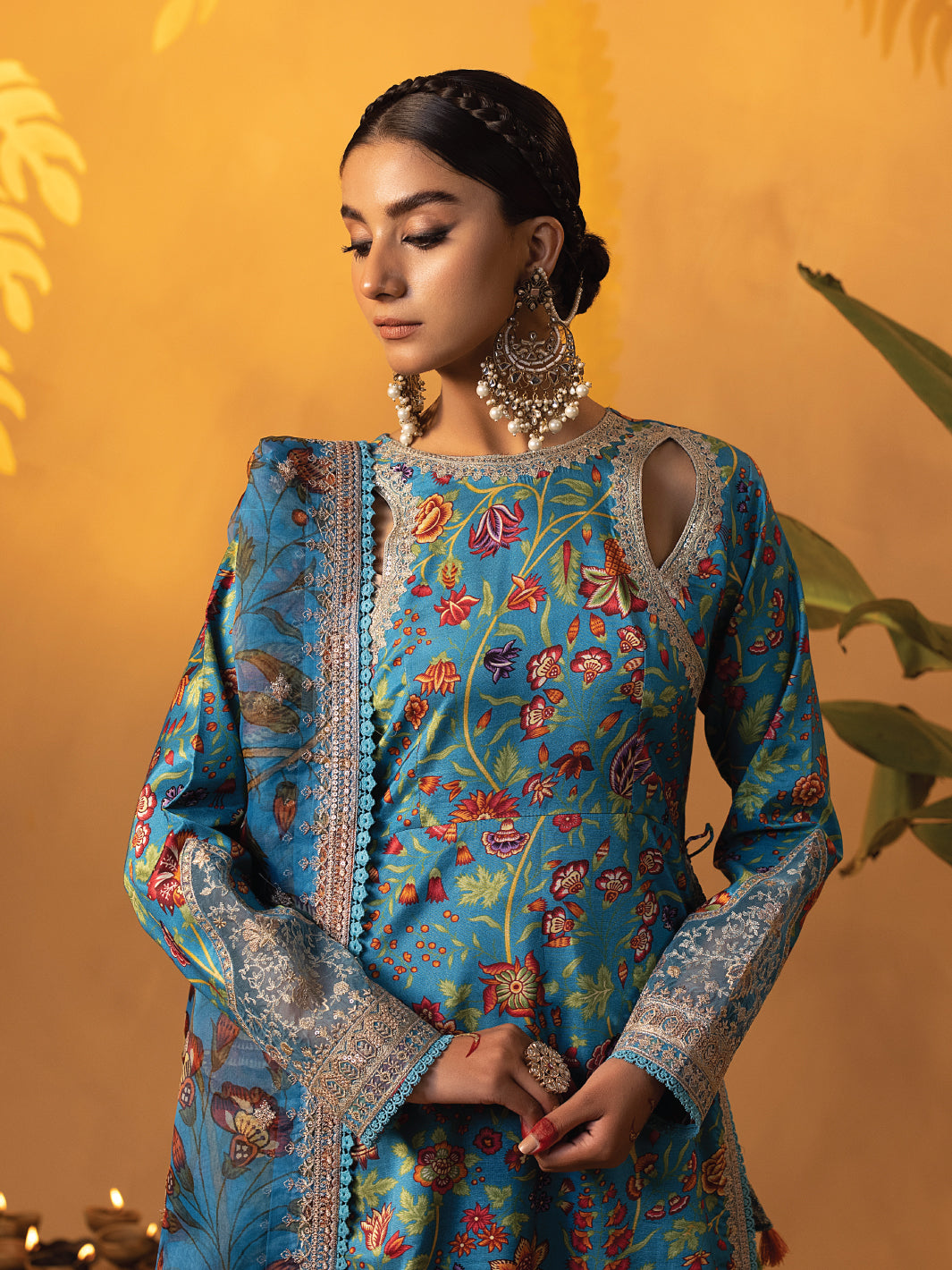 Faiza Faisal | Signature Pret Eid Edit | Oceane by Faiza Faisal - Designer Dress - Type: Ladies Clothes - Available at Libayah - 100% Original
