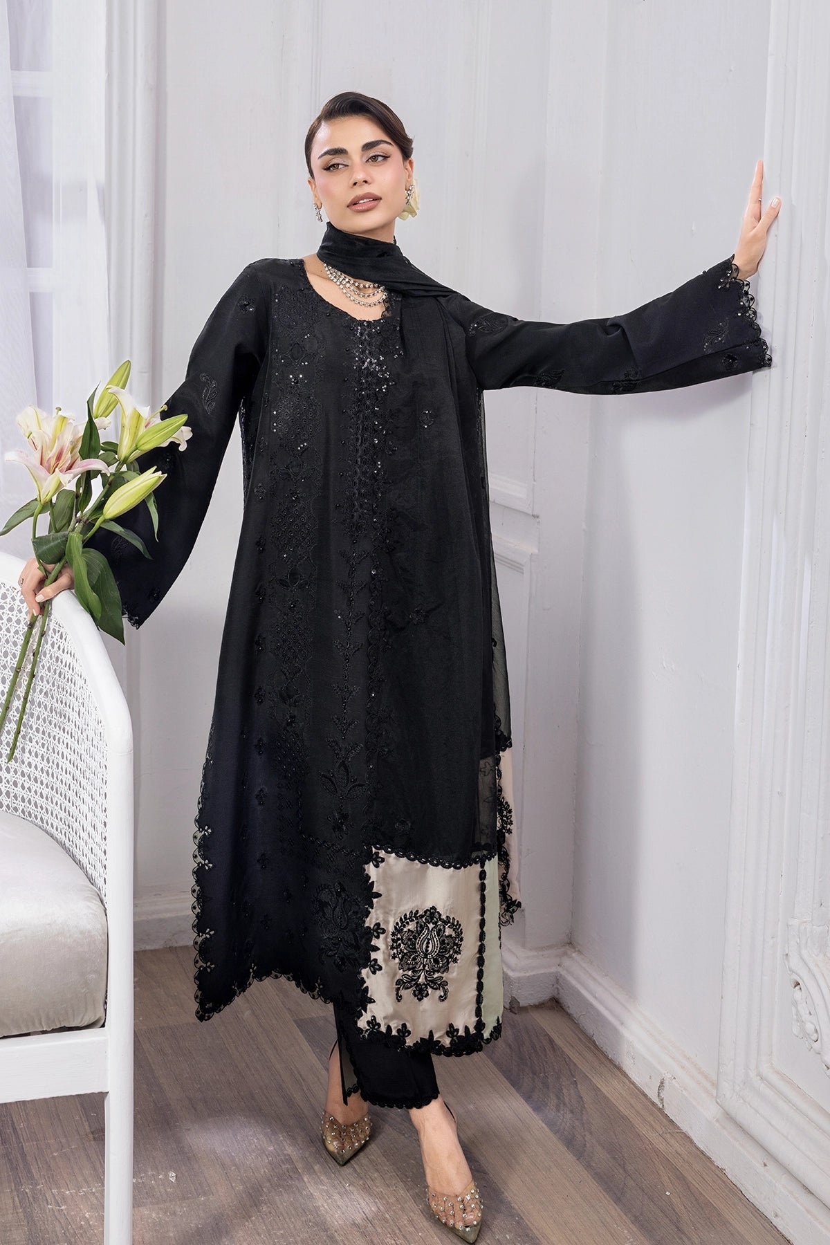 Rangrasiya | Lumeire Silk | Eclipse by Rangrasiya - Designer Dress  - Type : Ladies Clothes - Available at Libayah - 100% Original 
