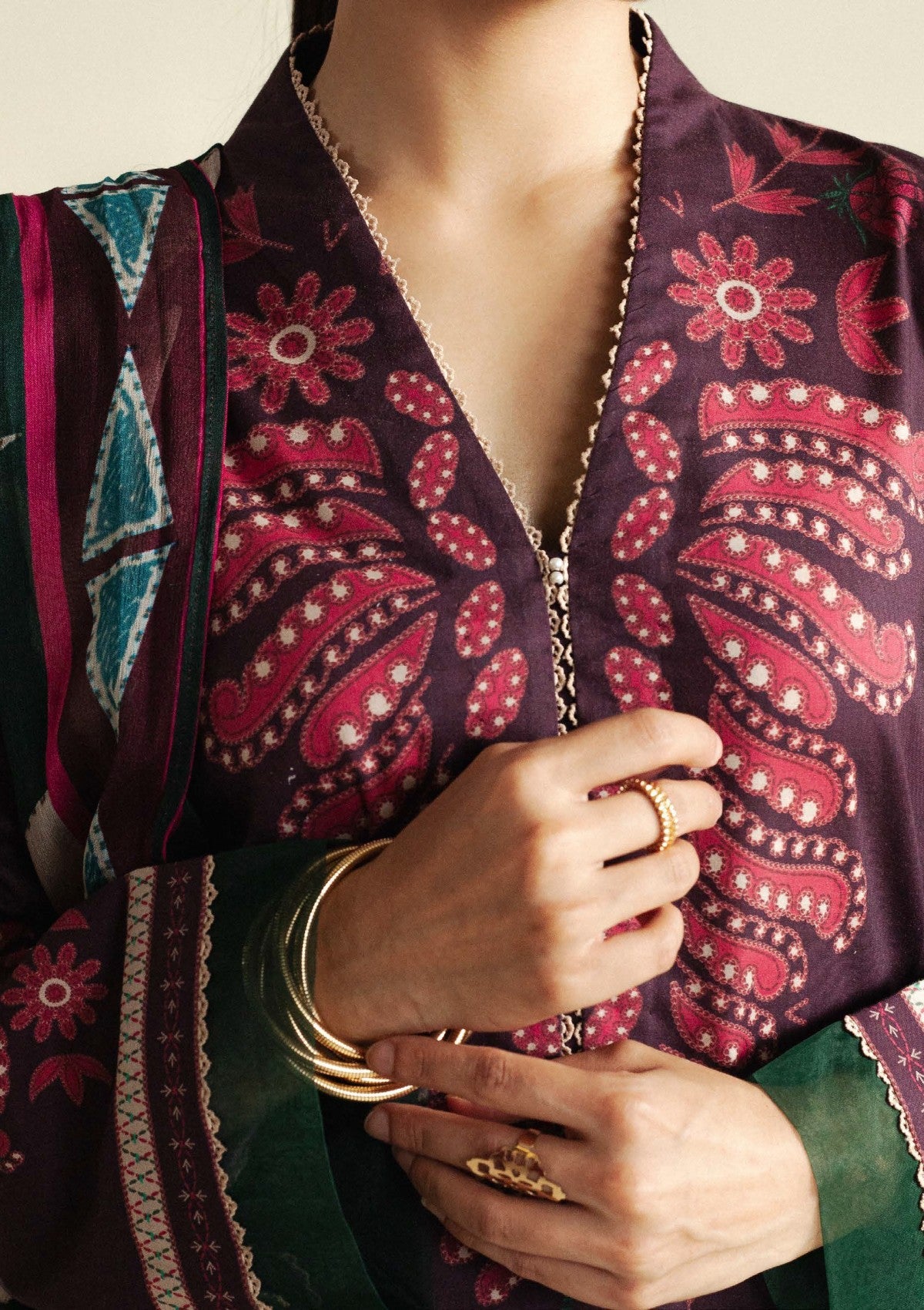 Zara Shahjahan | Coco Prints 25 | Lilt-7A by Zara Shahjahan - Designer Dress  - Type : Ladies Clothes - Available at Libayah - 100% Original 