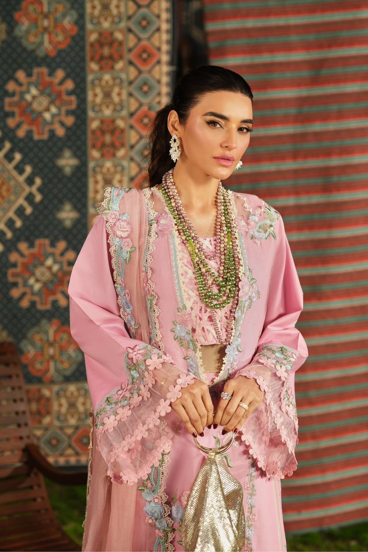 Maryam Hussain | Luxury Lawn 26 | Aesaar - Designer Dress - Type : Ladies Clothes - Available at Libayah - 100% Original