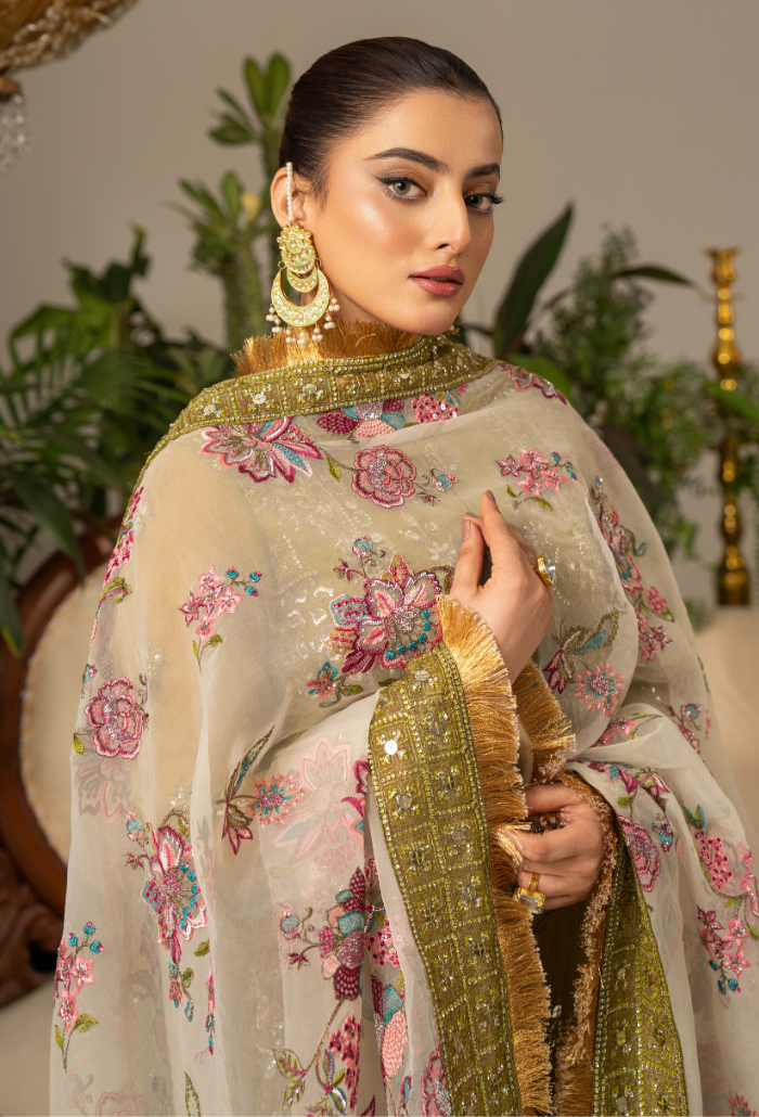 Humdum | Chiffon Collection | HOC - D01 by Humdum - Designer Dress - Type: Ladies Clothes - Available at Libayah - 100% Original