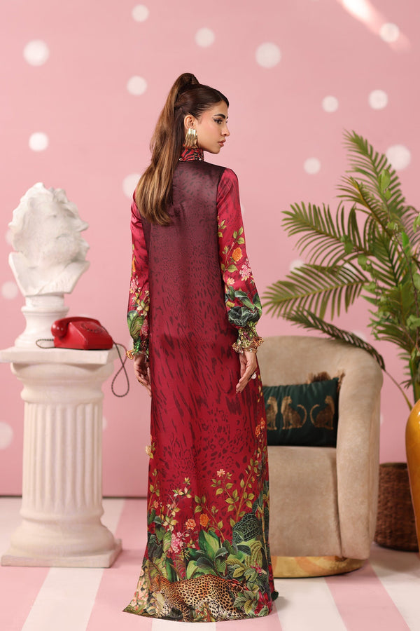 Musferah Saad | Resort Collection | Crimson Monsoon by Musferah Saad - Designer Dress  - Type : Ladies Clothes - Available at Libayah - 100% Original 