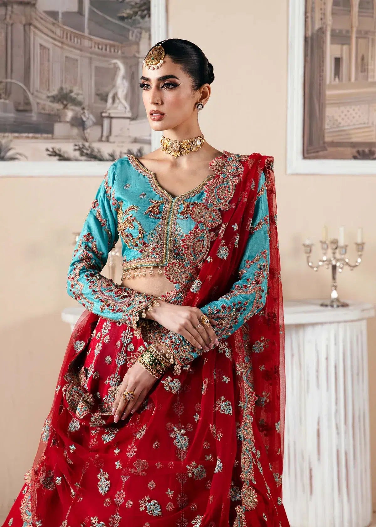 Dastoor | Noor-E-Jahan Wedding Collection'24 | Mumtaz by Dastoor - Designer Dress - Type: Ladies Clothes - Available at Libayah - 100% Original