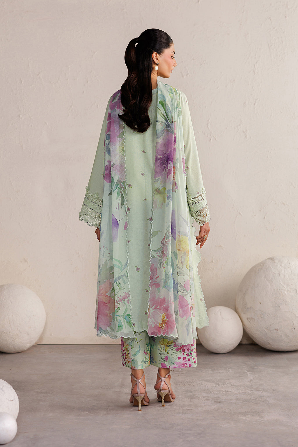 Iznik | Festive lawn 26 | IBE-06 Embroidered Lawn by Iznik - Designer Dress  - Type : Ladies Clothes - Available at Libayah - 100% Original 