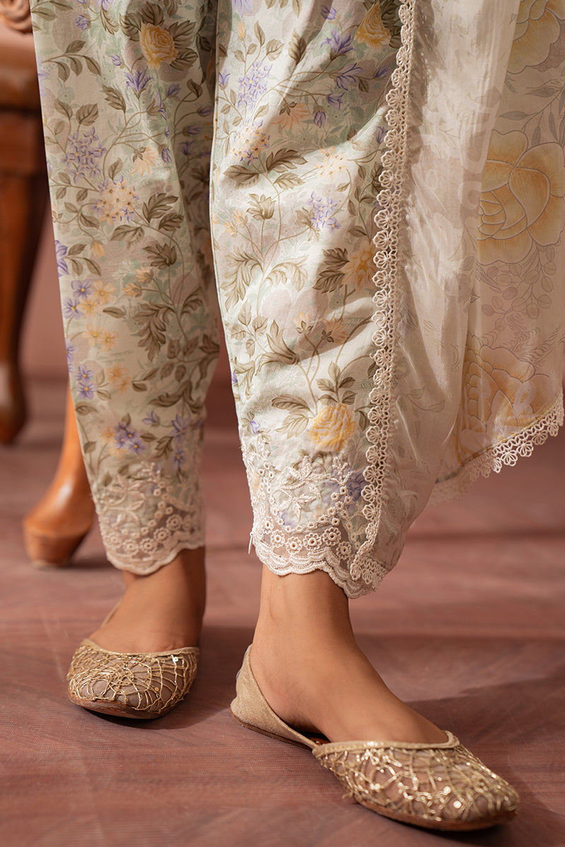 Cross Stitch | Cambric Lawn 24 | AQUA PLUSH by Cross Stitch - Designer Dress - Type: Casuals - Available at Libayah - 100% Original