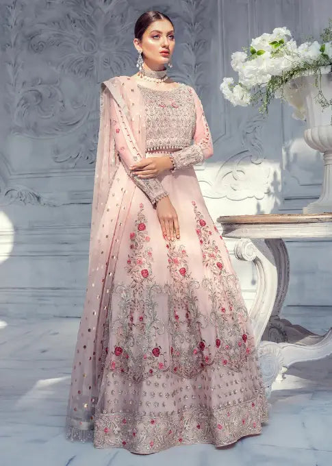 Meeral | Wedding Formals | ML-05-PINK(LWH) by Meeral - Designer Dress - Type: Ladies Clothes - Available at Libayah - 100% Original