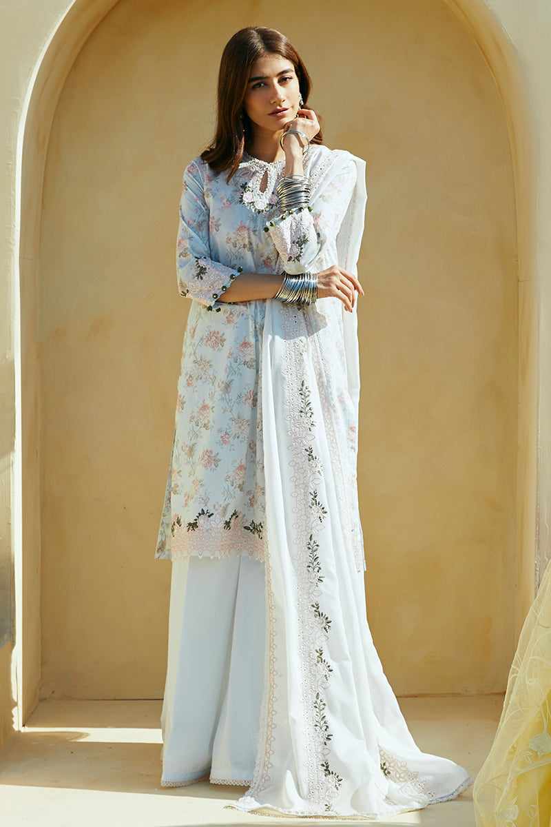 Cross Stitch | Premium Lawn 24 | FLORAL MARINE