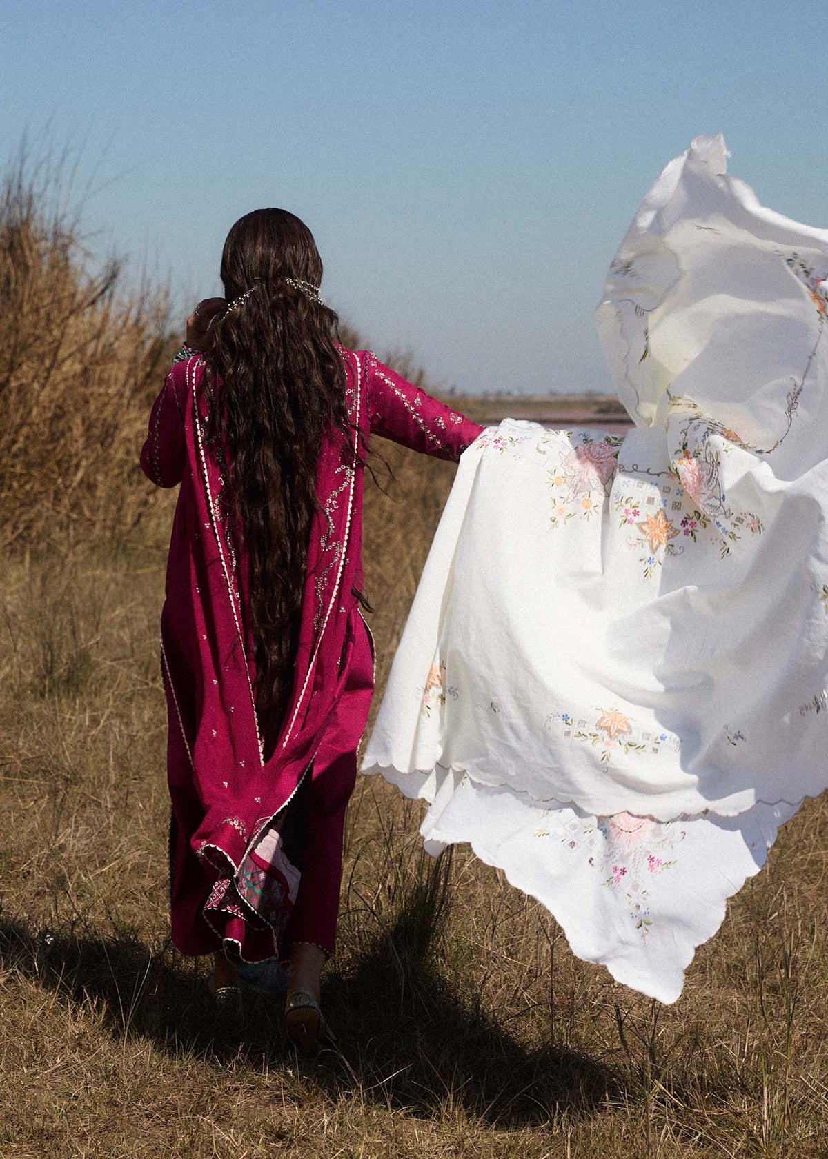 Hussain Rehar | Surkh Eid Pret'25 | Mehrunisa by Hussain Rehar - Designer Dress  - Type : Ladies Clothes - Available at Libayah - 100% Original 