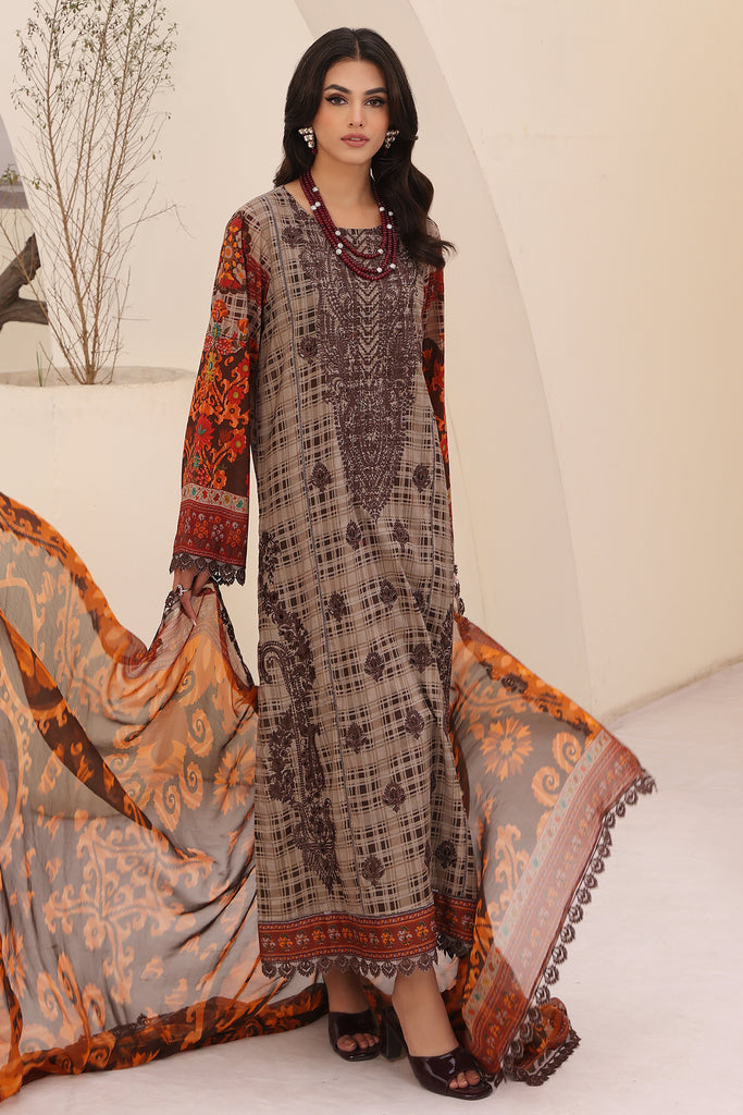 Charizma | Naranji Embroidered Lawn 24 | CN4-010 by Charizma - Designer Dress - Type: Ladies Clothes - Available at Libayah - 100% Original