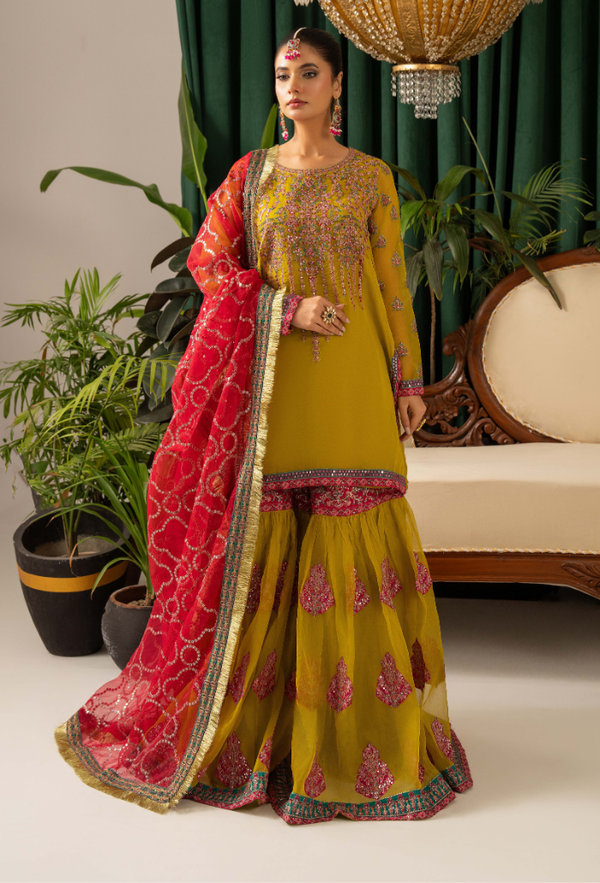 Humdum | Chiffon Collection | HOC - D06 by Humdum - Designer Dress - Type: Ladies Clothes - Available at Libayah - 100% Original