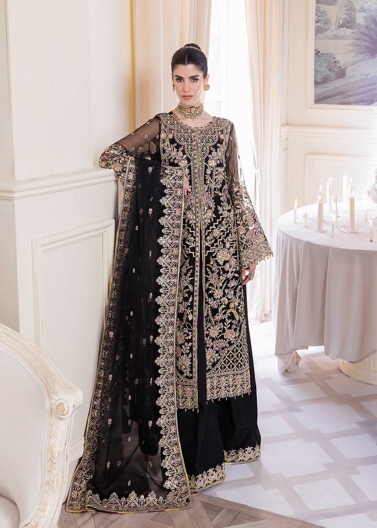 Kanwal Malik | Wedding Formals and Bridals | Sable by Kanwal Malik - Designer Dress - Type: Ladies Clothes - Available at Libayah - 100% Original