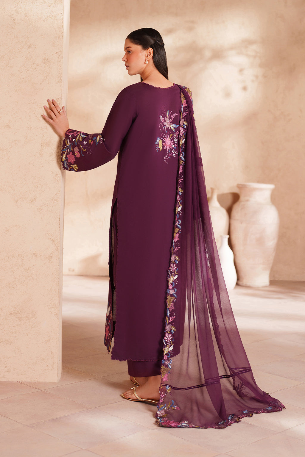 Iznik | Eid lawn | EL-03 Embroidered Lawn by Iznik - Designer Dress  - Type : Ladies Clothes - Available at Libayah - 100% Original 