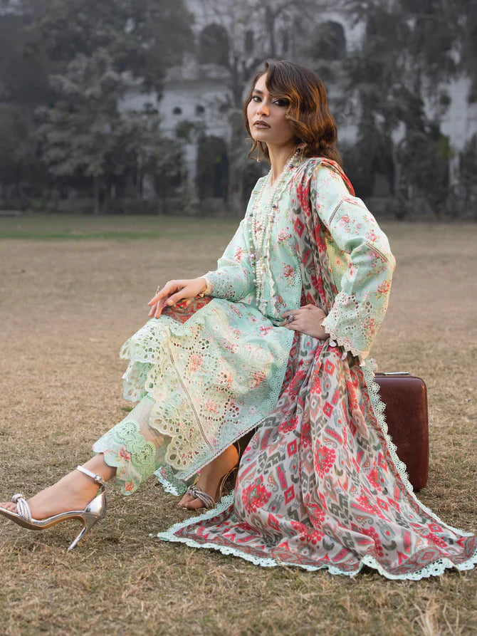 Faiza Faisal | Maya Luxury Lawn | Julia by Faiza Faisal - Designer Dress - Type: Ladies Clothes - Available at Libayah - 100% Original