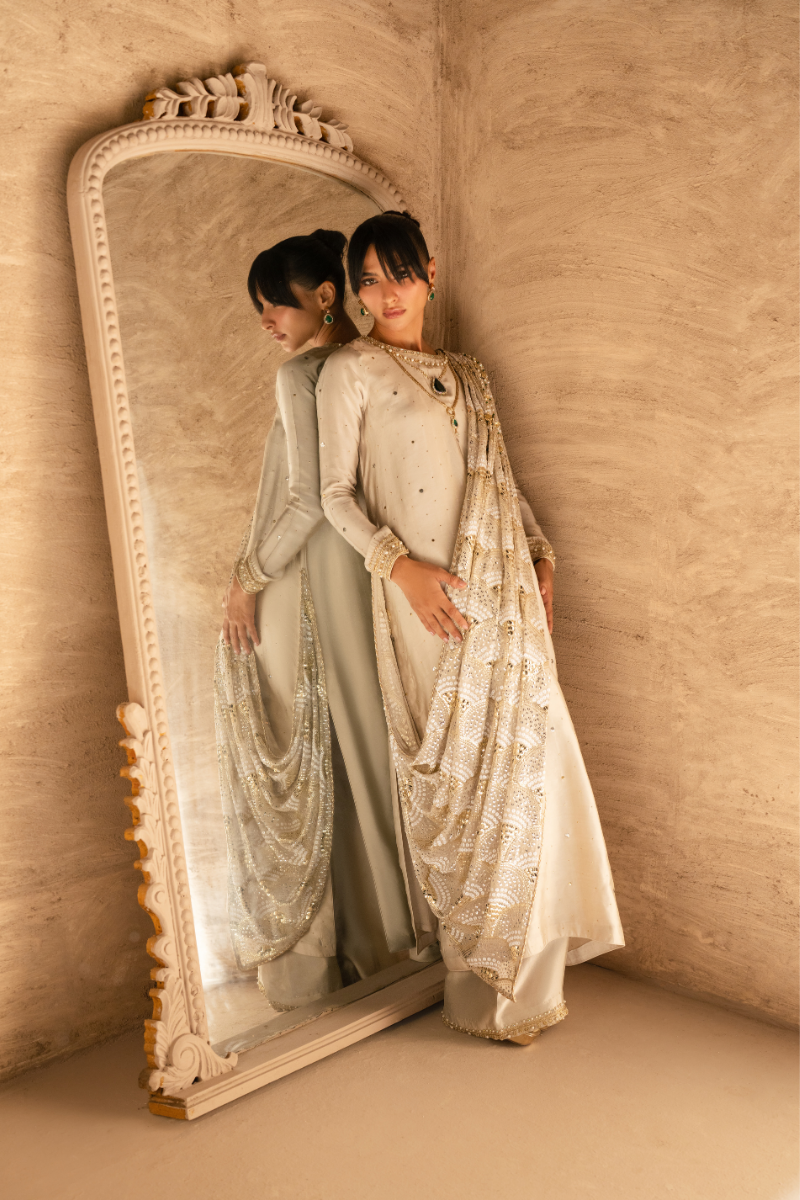 Sana Abbas | Zalea Formals | YASMINE by Sana Abbas - Designer Dress  - Type : Ladies Clothes - Available at Libayah - 100% Original 