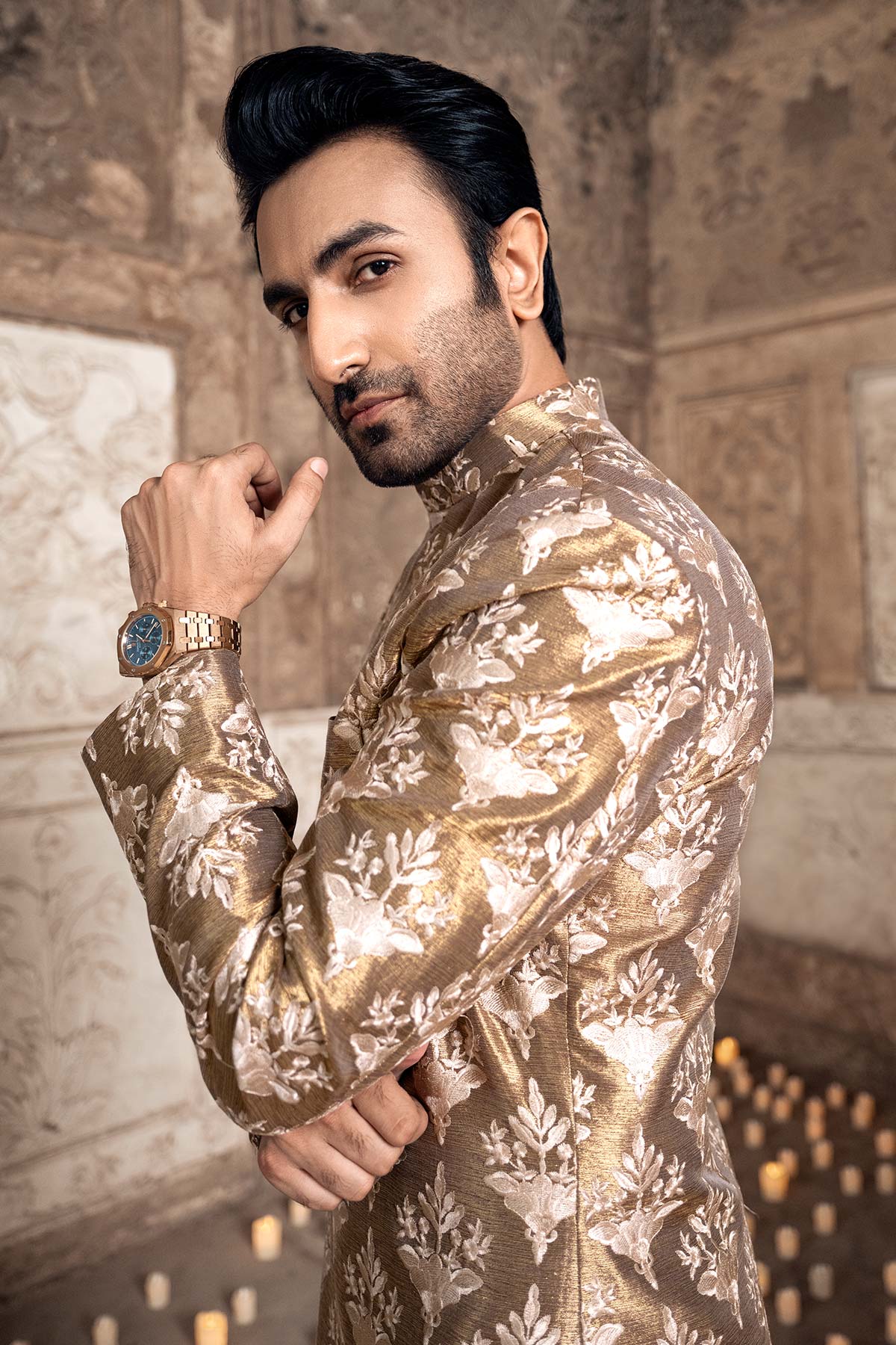Pakistani Menswear | Mina Kashif | Meer by Libayah - Designer Dress - Type: Menswear - Available at Libayah - 100% Original