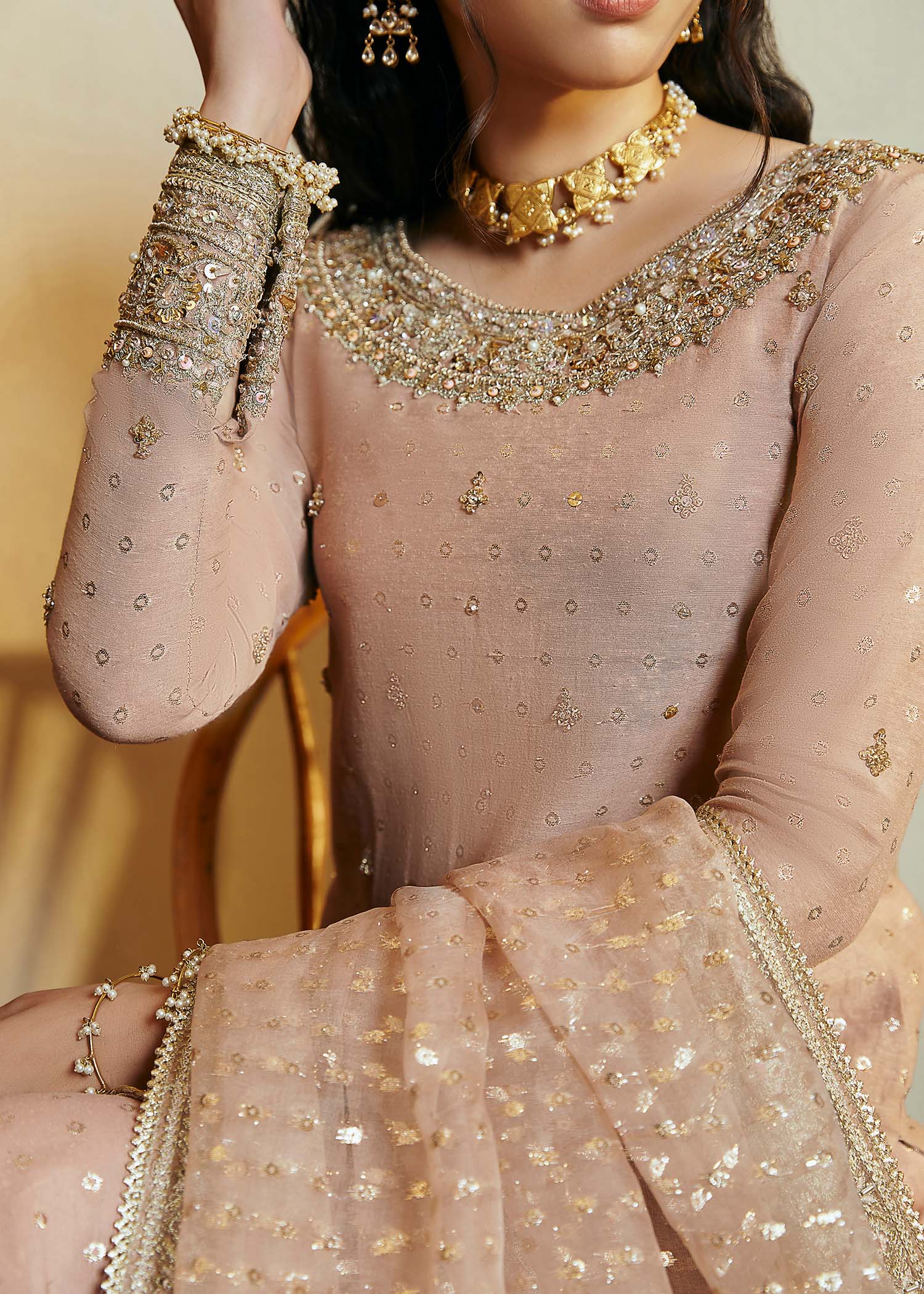 Kanwal Malik | Wedding Formals and Bridals | Hala by Kanwal Malik - Designer Dress - Type: Ladies Clothes - Available at Libayah - 100% Original