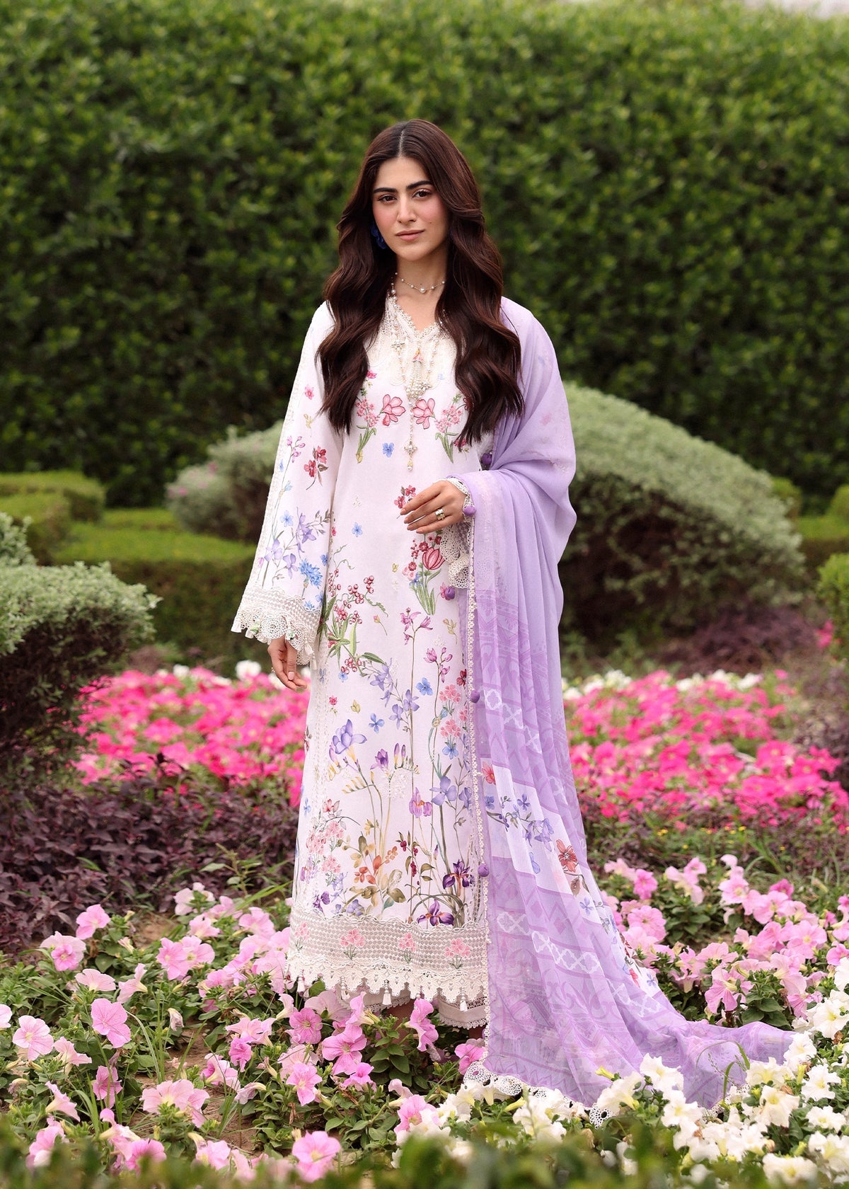 Sardinia | Embroidered Lawn Edit 26 | Lavender Clouds by Sardinia - Designer Dress  - Type : Ladies Clothes - Available at Libayah - 100% Original 