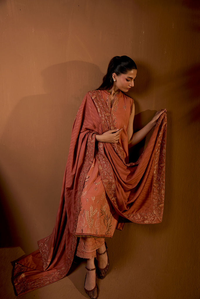 Sobia Nazir | Winter Shawl 25 | Design 4A by Sobia Nazir - Designer Dress - Type : Ladies Clothes - Available at Libayah - 100% Original 