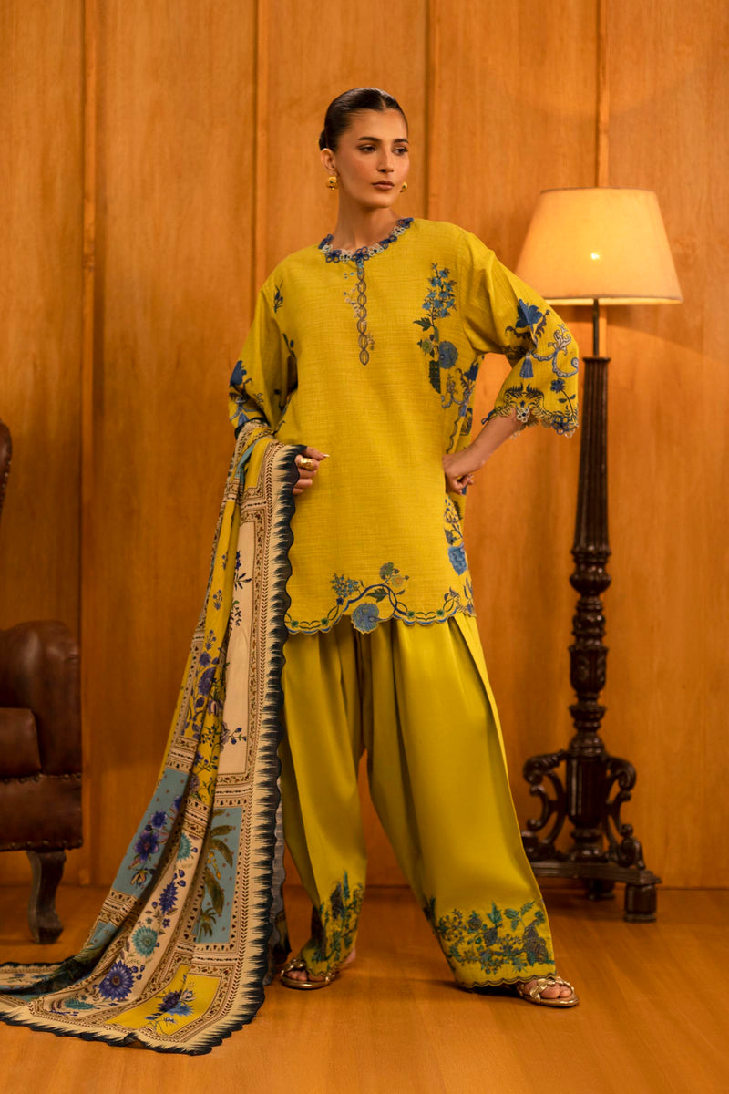 Sana Safinaz | Muzlin Winter 25 | M253-004A by Sana Safinaz - Designer Dress - Type : Ladies Clothes - Available at Libayah - 100% Original 