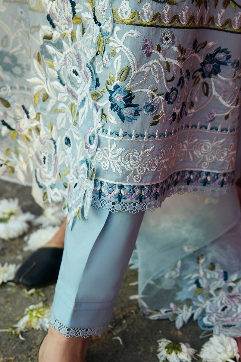 Cross Stitch | Premium Lawn 24 | CERULEAN ORNATE