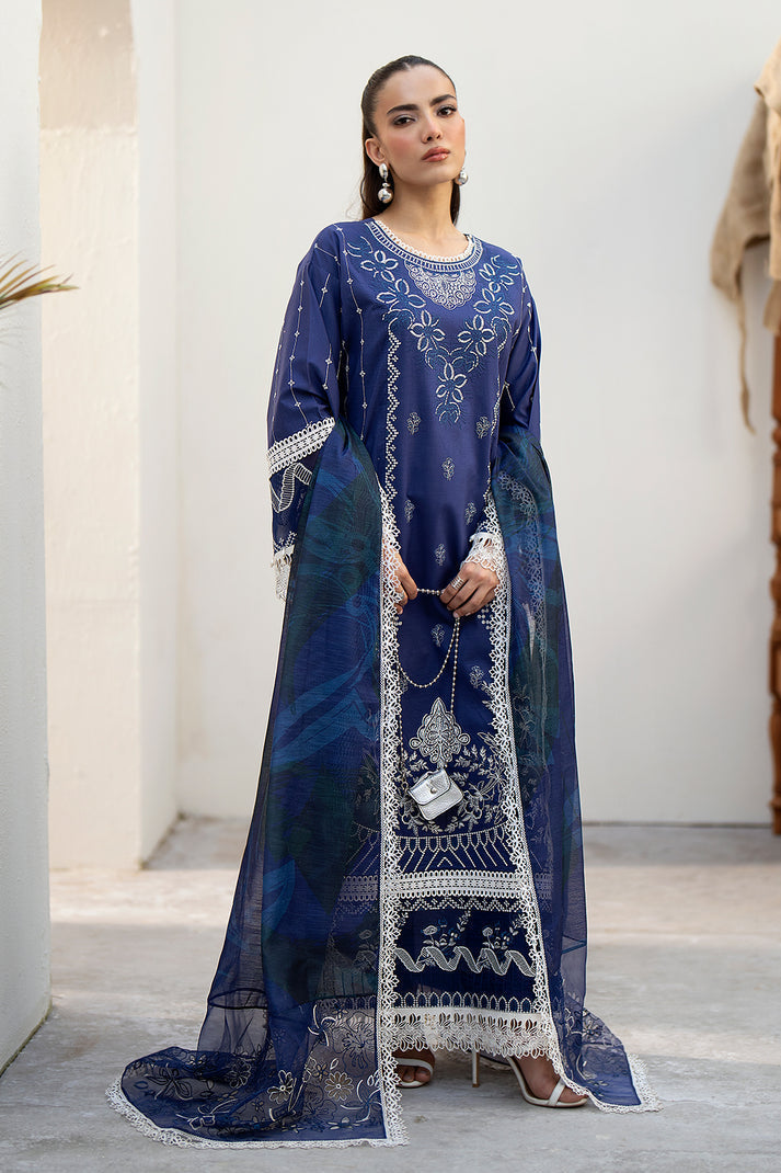 Saad Shaikh | Luxe Eid Lawn 24 | Tawny