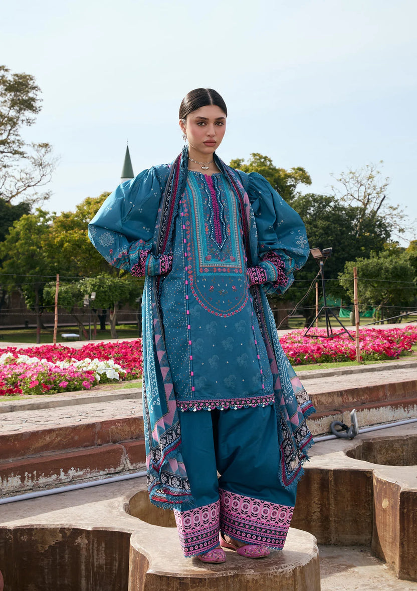 Kahf Premium | Prints Collection 26 | KPS-4A FALAK ARA - by Libayah - Registered Vendor of : Kahf Premium - 100% Original Designer Dress