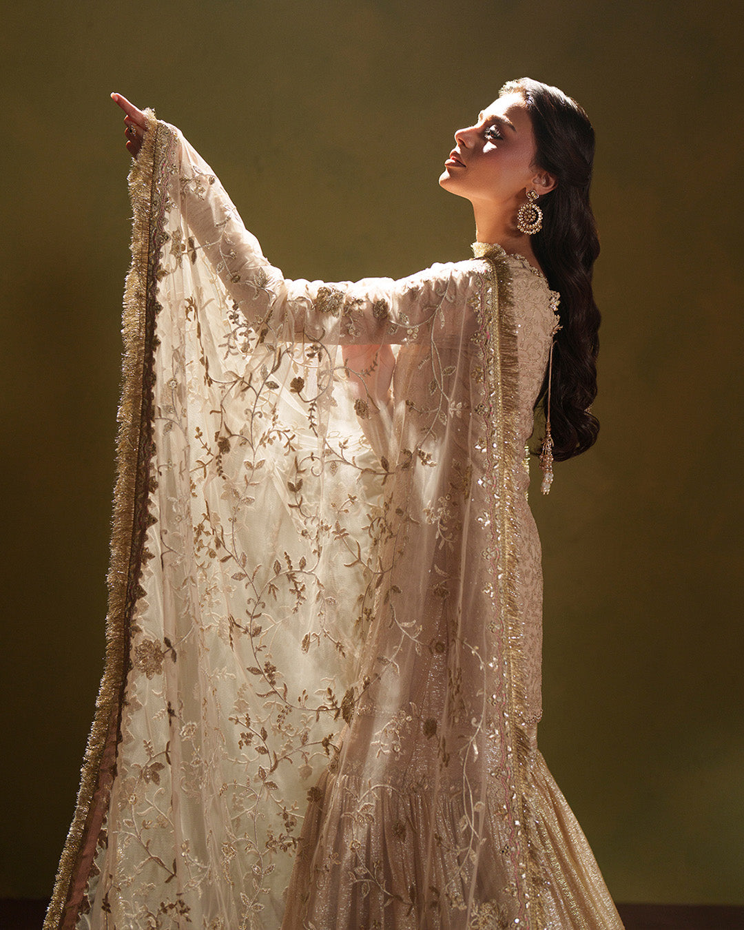Faiza Saqlain | Lamia Wedding Formals | Asfoureh by Faiza Saqlain - Designer Dress  - Type : Ladies Clothes - Available at Libayah - 100% Original 