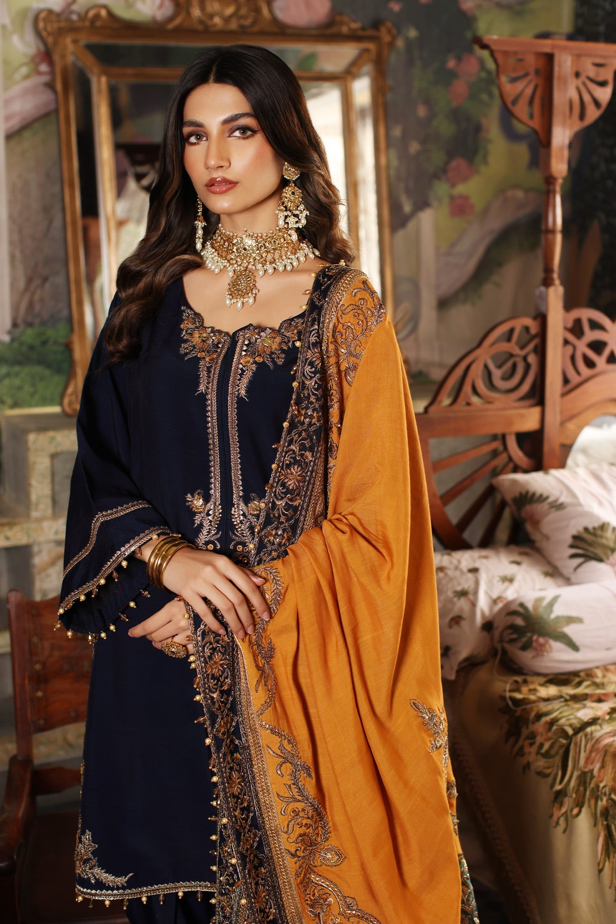 Mina Kashif | Luxury Pret | MKF23-17 by Mina Kashif - Designer Dress - Type: Formal - Available at Libayah - 100% Original