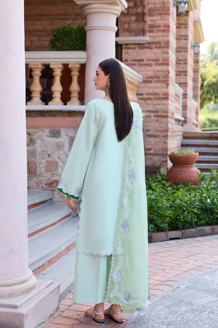 Farasha | Sorine Summer 26 | Misty Mint by Farasha - Designer Dress  - Type : Ladies Clothes - Available at Libayah - 100% Original 