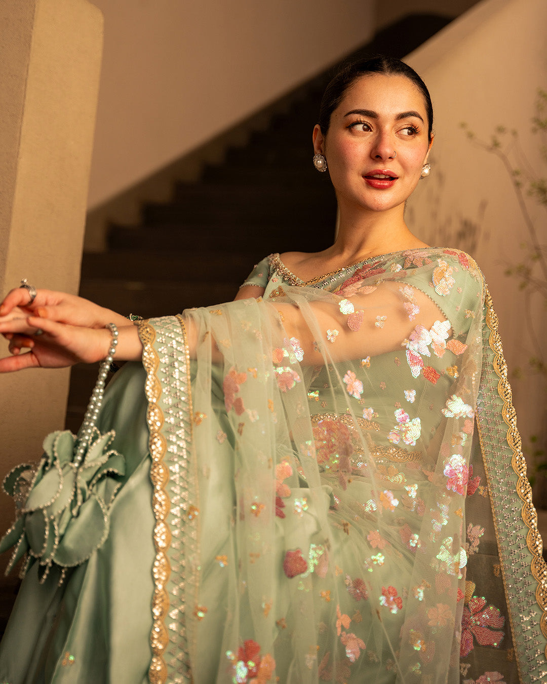 Faiza Saqlain | Reina Luxe | Nureet by Faiza Faisal - Designer Dress  - Type : Ladies Clothes - Available at Libayah - 100% Original 