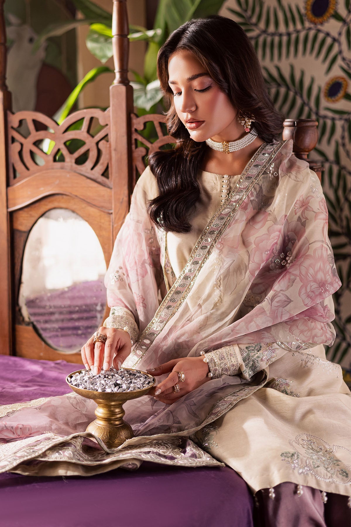 Nureh | Nur Mahal | NE-194 by Nureh - Designer Dress - Type : Ladies Clothes - Available at Libayah - 100% Original 