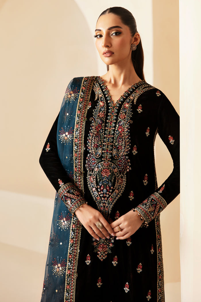 Jazmin | Velvet Edit 24 | VF-2028 by Jazmin - Designer Dress - Type: Ladies Clothes - Available at Libayah - 100% Original