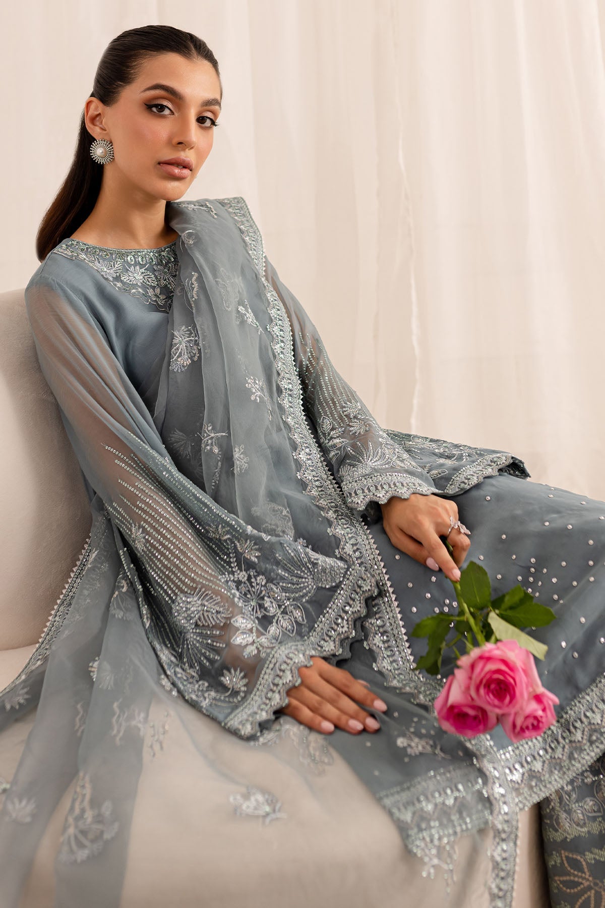 Nureh | Fancy Formals | NP-521 by Nureh - Designer Dress - Type: Formal - Available at Libayah - 100% Original