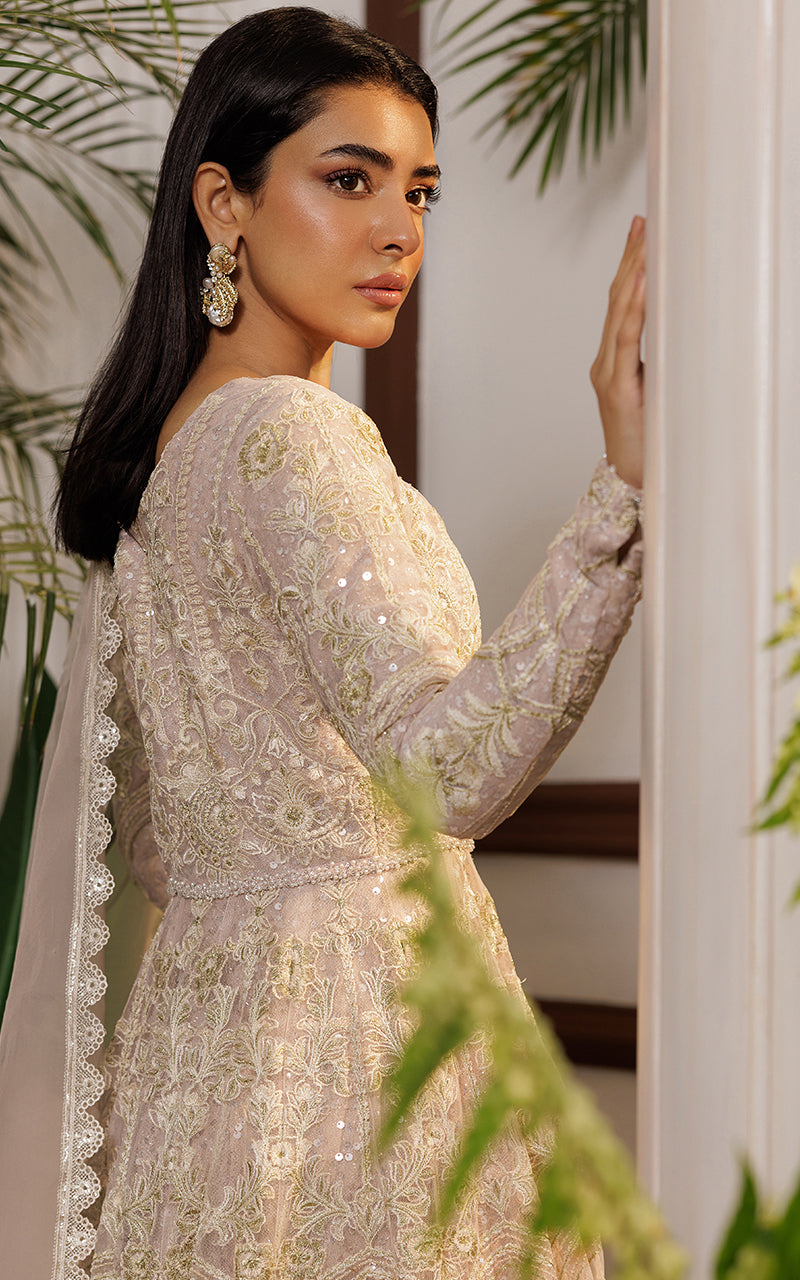 Threads and Motifs | Formal Dresses 25 | Net Embroidered Maxi by Threads and Motifs - Designer Dress  - Type : Ladies Clothes - Available at Libayah - 100% Original 