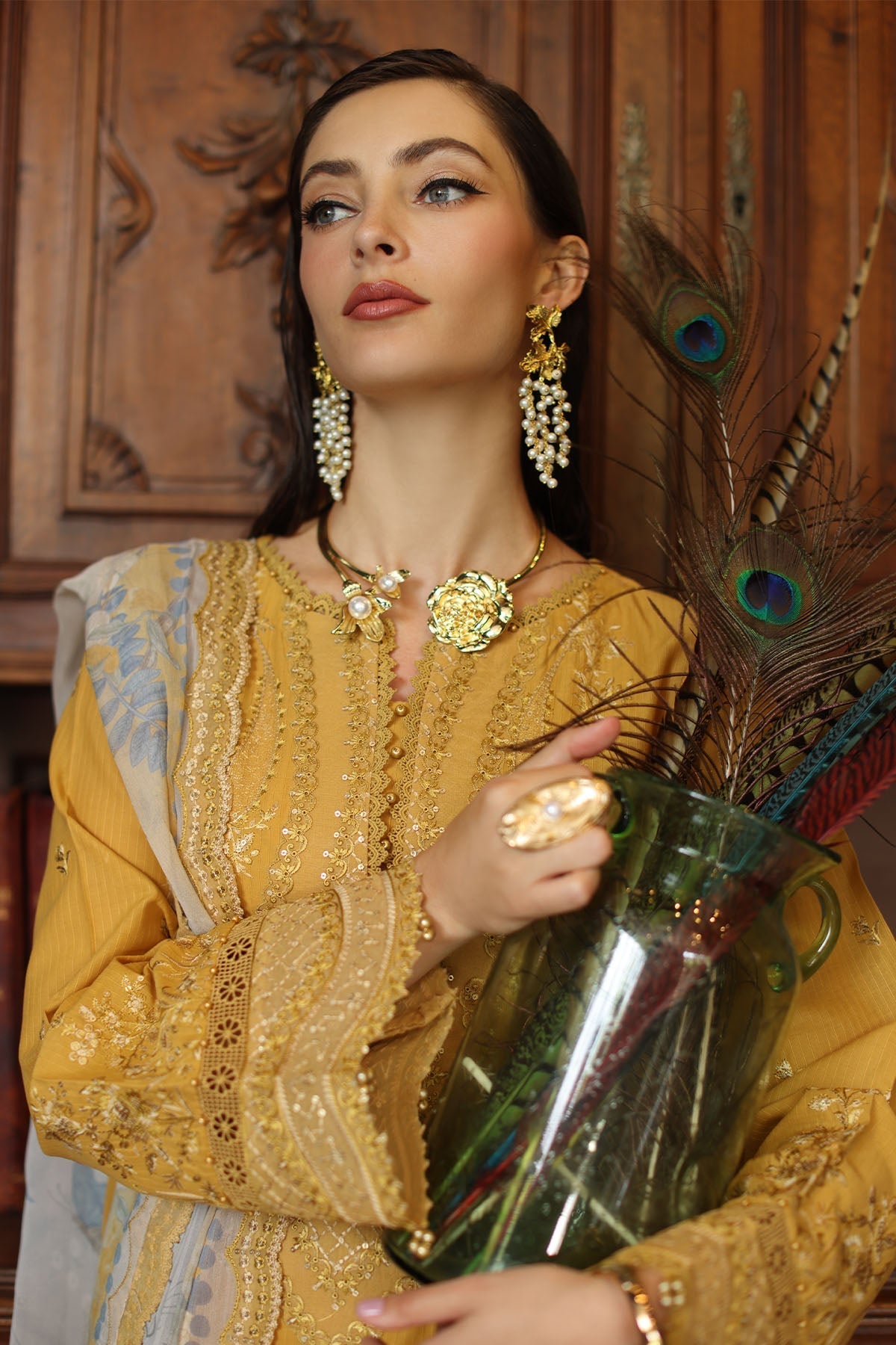 Nureh | Maya Lawn | NS-155 by Nureh - Designer Dress - Type: Ladies Clothes - Available at Libayah - 100% Original