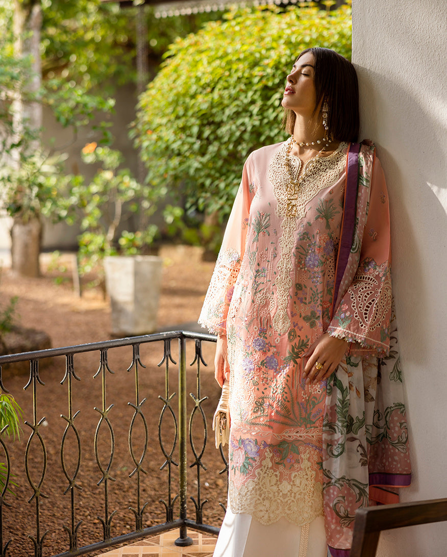 Esmel | Mon Tresor Luxe Lawn 26 | Coup De Foudre by Esmel - Designer Dress - Type : Luxury Dress - Available at Libayah - 100% Original