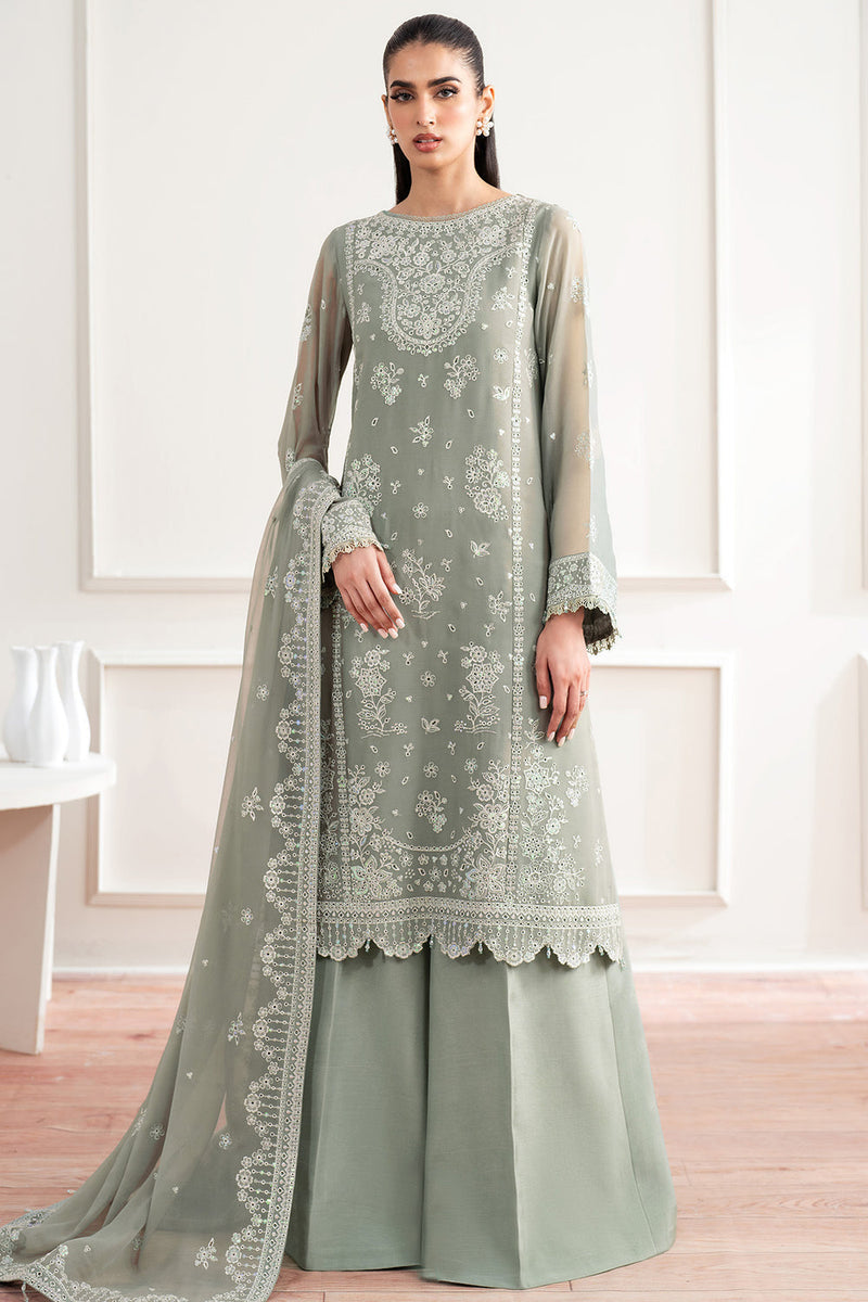 Farasha | Essence Formals 25 | Ash Green by Farasha - Designer Dress  - Type : Ladies Clothes - Available at Libayah - 100% Original 