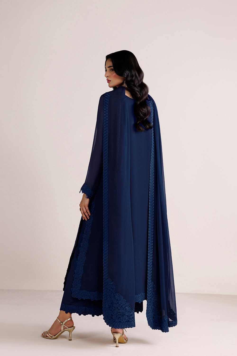 Farasha | Chiffon Essentials 26 | Sapphire Muse by Farasha - Designer Dress  - Type : Ladies Clothes - Available at Libayah - 100% Original 