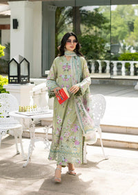 Elaf Premium | Signature Embroidered Lawn with Chiffon Collection 26 | ESG-6A JADE by Elaf Premium - Designer Dress  - Type : Ladies Clothes - Available at Libayah - 100% Original 