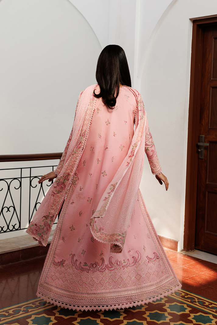 Emaan Adeel | Mirabelle Festive Luxury Lawn | FIONA by Emaan Adeel - Designer Dress  - Type : Ladies Clothes - Available at Libayah - 100% Original 
