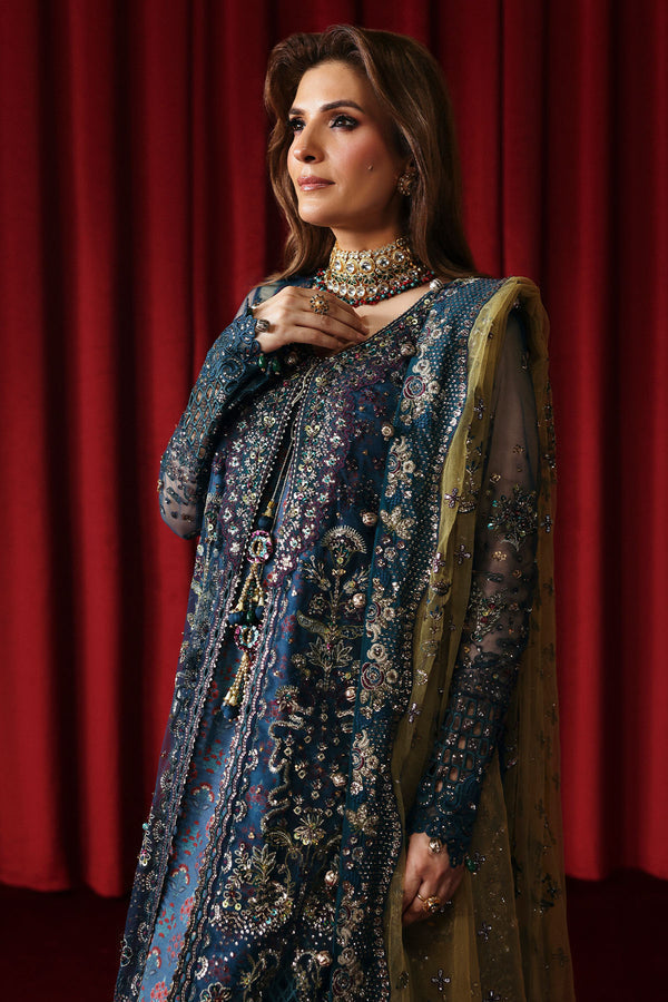 Nureh | Jhoomro Formals | NL-84 Resham by Nureh - Designer Dress  - Type : Ladies Clothes - Available at Libayah - 100% Original 